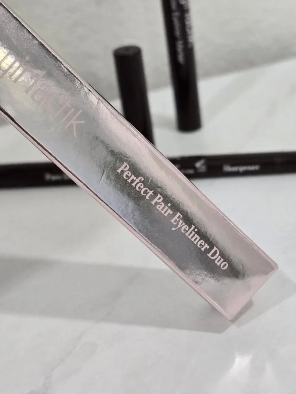 Girlactik ✦ Perfect Pair Eyeliner Duo ✦ Pure Brown Marker & Sharpener Set NWT